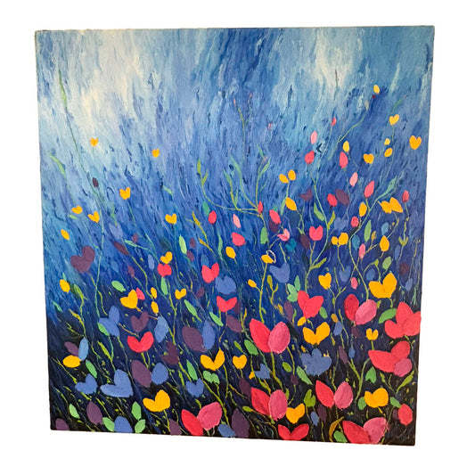 Cuadro Flores Abstractas - Alegría