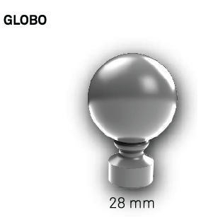 Terminal Globo 28 mm